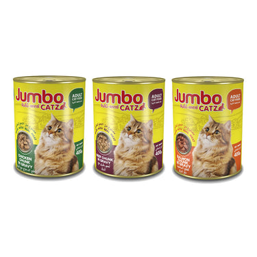 JUMBO Catz Canned Chunk in Gravy 400g - Beef Chunk in Gravy